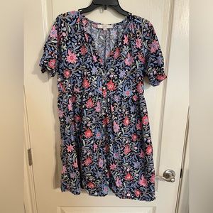 LOFT Ann Taylor floral dress size M!